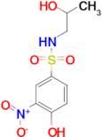 4-Hydroxy-N-(2-hydroxy-propyl)-3-nitro-benzenesulfonamide