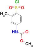 (4-Chlorosulfonyl-3-methyl-phenyl)-carbamic acid methyl ester