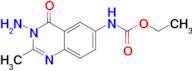 (3-Amino-2-methyl-4-oxo-3,4-dihydro-quinazolin-6-yl)-carbamic acid ethyl ester