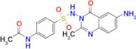 N-[4-(6-Amino-2-methyl-4-oxo-4H-quinazolin-3-ylsulfamoyl)-phenyl]-acetamide