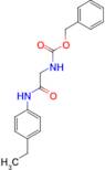 [(4-Ethyl-phenylcarbamoyl)-methyl]-carbamic acid benzyl ester