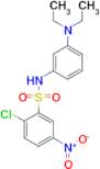 2-Chloro-N-(3-diethylamino-phenyl)-5-nitro-benzenesulfonamide