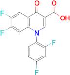 1-(2,4-DIFLUORO-PHENYL)-6,7-DIFLUORO-4-OXO-1,4-DIHYDRO-QUINOLINE-3-CARBOXYLIC ACID