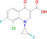 8-Chloro-7-fluoro-1-((1R,2S)-2-fluoro-cyclopropyl)-4-oxo-1,4-dihydro-quinoline-3-carboxylic acid