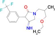 4-Amino-1-(3-ethoxy-2-methyl-propyl)-3-(3-trifluoromethyl-phenyl)-1,5-dihydro-pyrrol-2-one