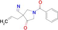 3-Allyl-1-benzoyl-4-oxo-pyrrolidine-3-carbonitrile