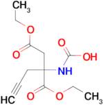 2-Carboxyamino-2-prop-2-ynyl-succinic acid diethyl ester