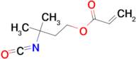 Acrylic acid 3-isocyanato-3-methyl-butyl ester
