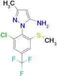 2-(2-Chloro-6-methylsulfanyl-4-trifluoromethyl-phenyl)-5-methyl-2H-pyrazol-3-ylamine