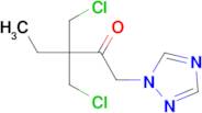 3,3-Bis-chloromethyl-1-[1,2,4]triazol-1-yl-pentan-2-one