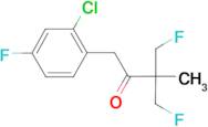 1-(2-Chloro-4-fluoro-phenyl)-4-fluoro-3-fluoromethyl-3-methyl-butan-2-one