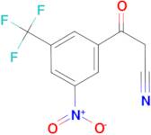3-(3-Nitro-5-trifluoromethyl-phenyl)-3-oxo-propionitrile