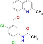 N-[2,4-Dichloro-5-(2-methyl-quinolin-8-yloxymethyl)-phenyl]-acetamide