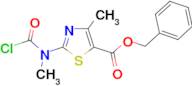 2-(N-Chloroformyl-N-methylamino)-4-methylthiazole-5-carboxylic acid benzylester