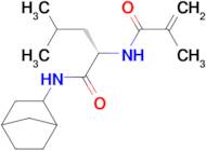 (S)-4-Methyl-2-(2-methyl-acryloylamino)-pentanoic acid bicyclo[2.2.1]hept-2-ylamide