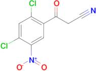 3-(2,4-Dichloro-5-nitro-phenyl)-3-oxo-propionitrile