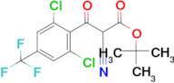 2-Cyano-3-(2,6-dichloro-4-trifluoromethyl-phenyl)-3-oxo-propionic acid tert-butyl ester