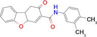 2-Hydroxy-4a,9b-dihydro-dibenzofuran-3-carboxylic acid (3,4-dimethyl-phenyl)-amide