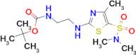 [2-(5-Dimethylsulfamoyl-4-methyl-thiazol-2-ylamino)-ethyl]-carbamic acid tert-butyl ester