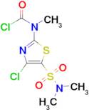 2-(N-chloroformyl-N-methylamino)-4-chlorothiazole-5-sulfonic acid-dimethylamide