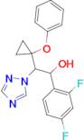 1-(2,4-Difluoro-phenyl)-2-(1-phenoxy-cyclopropyl)-2-[1,2,4]triazol-1-yl-ethanol