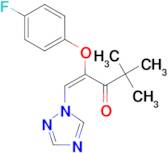 (E)-2-(4-Fluoro-phenoxy)-4,4-dimethyl-1-[1,2,4]triazol-1-yl-pent-1-en-3-one