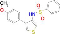 N-[4-(4-Methoxy-phenyl)-thiophen-3-yl]-benzenesulfonamide