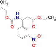 3-Allyloxycarbonylamino-3-(3-nitro-phenyl)-propionic acid ethyl ester