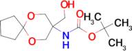 (8-Hydroxymethyl-6,10-dioxa-spiro[4.5]dec-8-yl)-carbamic acid tert-butyl ester