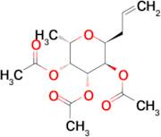 Acetic acid (2S,3R,4R,5R,6S)-3,5-diacetoxy-2-allyl-6-methyl-tetrahydro-pyran-4-yl ester