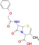 3-Methyl-8-oxo-7-(2-phenoxy-acetylamino)-5-thia-1-aza-bicyclo[4.2.0]oct-3-ene-2-carboxylic acid