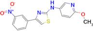 (6-Methoxy-pyridin-3-yl)-[4-(3-nitro-phenyl)-thiazol-2-yl]-amine