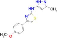 [4-(4-Methoxy-phenyl)-thiazol-2-yl]-(5-methyl-1H-pyrazol-3-yl)-amine