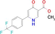 4-Oxo-6-(4-trifluoromethyl-phenyl)-1,4-dihydro-pyridine-3-carboxylic acid methyl ester