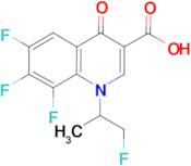 6,7,8-Trifluoro-1-(2-fluoro-1-methyl-ethyl)-4-oxo-1,4-dihydro-quinoline-3-carboxylic acid