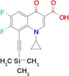 1-Cyclopropyl-6,7-difluoro-4-oxo-8-trimethylsilanylethynyl-1,4-dihydro-quinoline-3-carboxylic acid