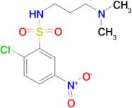 2-Chloro-N-(3-dimethylamino-propyl)-5-nitro-benzenesulfonamide