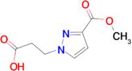 3-[3-(methoxycarbonyl)-1H-pyrazol-1-yl]propanoic acid