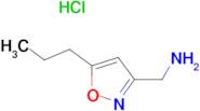 [(5-propylisoxazol-3-yl)methyl]amine; hydrochloride