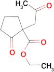 2-(Ethoxycarbonyl)-2-(2-oxo-propyl)-cyclopentanon