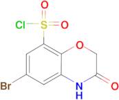 6-Bromo-3-oxo-3,4-dihydro-2H-benzo[1,4]oxazine-8-sulfonyl chloride