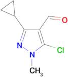 5-Chloro-3-cyclopropyl-1-methyl-1H-pyrazole-4-carbaldehyde