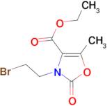 3-(2-Bromo-ethyl)-5-methyl-2-oxo-2,3-dihydro-oxazole-4-carboxylic acid ethyl ester