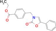 4-(2-Oxo-5-phenyl-oxazol-3-ylmethyl)-benzoic acid ethyl ester