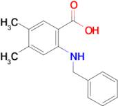 2-Benzylamino-4,5-dimethyl-benzoic acid