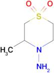 3-Methyl-1,1-dioxo-1,6-thiomorpholin-4-ylamine