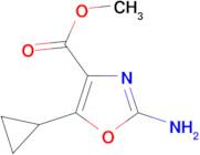 2-Amino-5-cyclopropyl-oxazole-4-carboxylic acid methyl ester