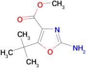 2-Amino-5-tert-butyl-oxazole-4-carboxylic acid methyl ester