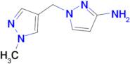 1-(1-Methyl-1H-pyrazol-4-ylmethyl)-1H-pyrazol-3-ylamine