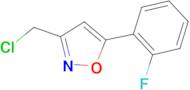 3-Chloromethyl-5-(2-fluoro-phenyl)-isoxazole